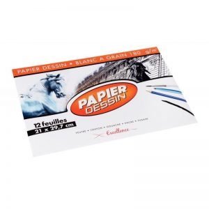Pochette 12 Feuilles Dessin A4 180g