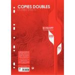 Sachet 50 copies doubles perforées A4 Seyès 70g