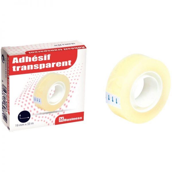 62871 - Rouleau adhésif Rouleau Adhésif Transparent 19mmx33m Business – Image 1
