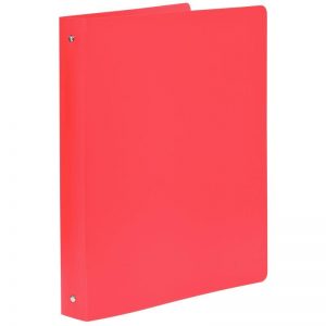 Classeur PP 4 Anneaux Rouge