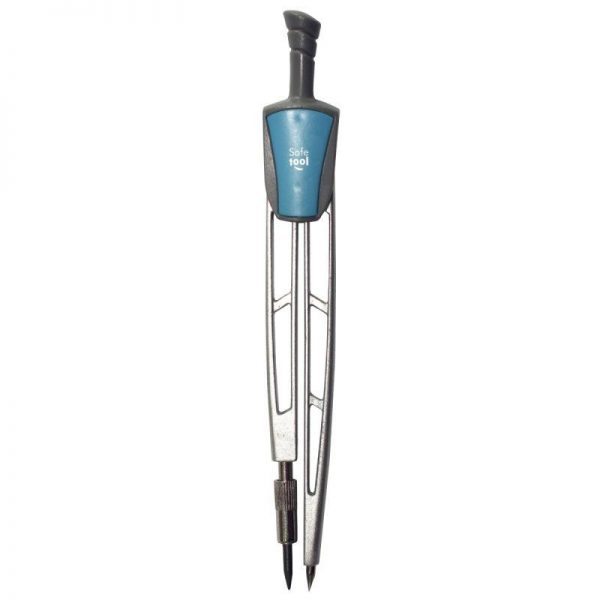 76620 - Compas Scolaire Safetool Metal Mine 2mm Compas Scolaire Safetool Metal Mine 2mm – Image 1