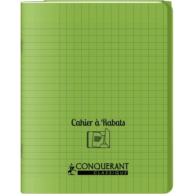 Cahier piqué 8000 POLYPRO 17x22 cm 140 pages grands carreaux 90 g/ Pce