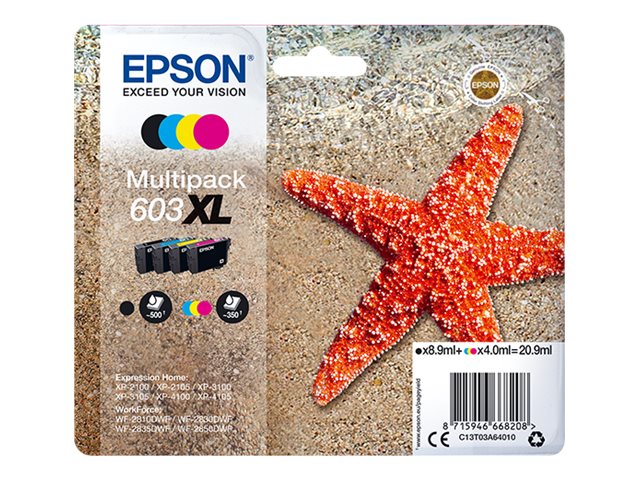 Cartouche d'encre Epson 405 Noir pour imprimante Epson