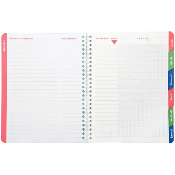 Cahier de Texte 124 pages 17x22 cm – Image 2