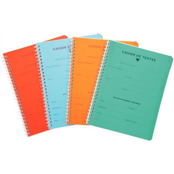 Cahier de Texte 124 pages 17x22 cm – Image 1