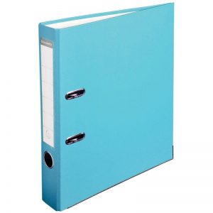 Classeur à levier A4 Dos 5cm Bleu clair