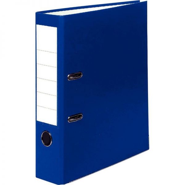 33246 Classeur à levier format A4 Dos 8 cm Bleu Foncé – Image 1