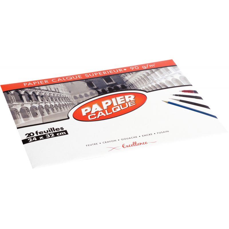 PAPIER CALQUE FORMAT A4 90G