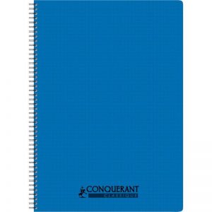 Cahier à Spiral couverture Polypropylène A4 Petits Carreaux 100 pages – Image 2