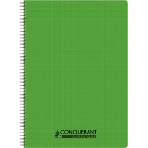 Cahier à Spiral couverture Polypropylène A4 Petits Carreaux 100 pages – Image 5