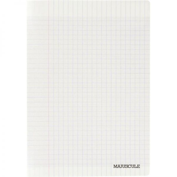 Cahier Polypropylène 192 pages 24x32 cm Seyès Incolore – Image 1