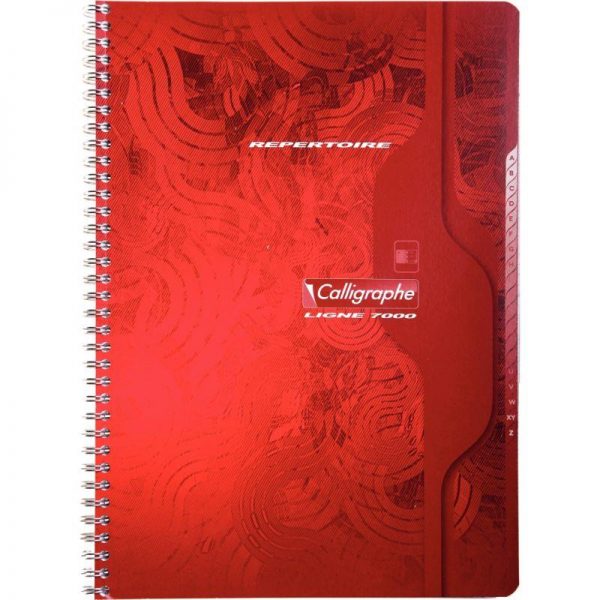 18136 Répertoire à Spirale A4 180 pages Petits Carreaux – Image 1