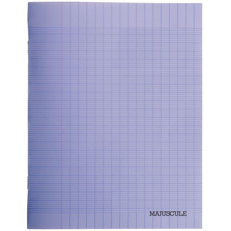 Cahier PP 48 pages 24x32 cm Seyès 90g Violet - La Grande Papeterie