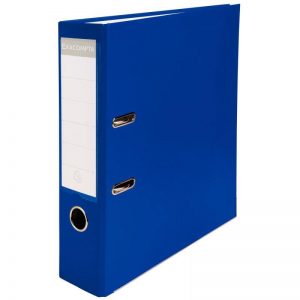 Classeur à levier A4 Dos 8 cm Bleu