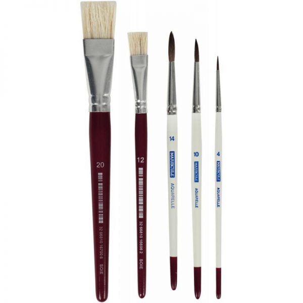 86539 Lot de 5 pinceaux – Image 1