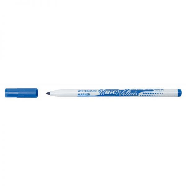 Feutre Velleda Pointe Fine Bleu Bic – Image 1