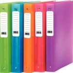Classeur Polypropylène Color Fresh A4+ Dos 4 Cm Jaune Orangé