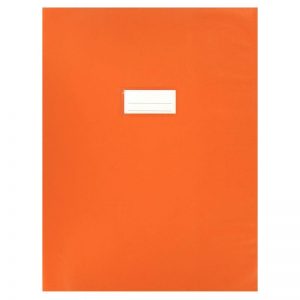 Protège Cahier PVC 21/100ème 24x 32 cm Orange
