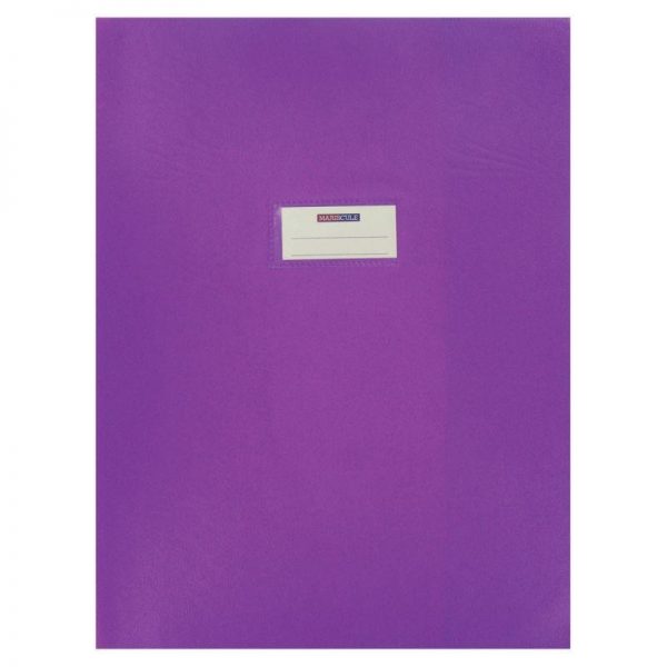 12487 Protège Cahier PVC 21/100ème 24x 32 cm Violet – Image 1