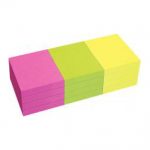 Lot 12 Blocs Repositionnables 40 x 50 mm Vives assorties