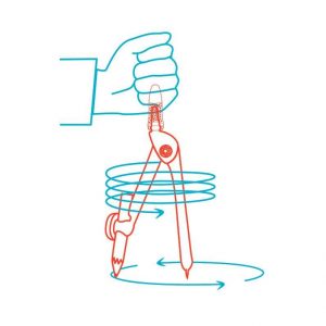 Compas Métal Bleu – Image 4