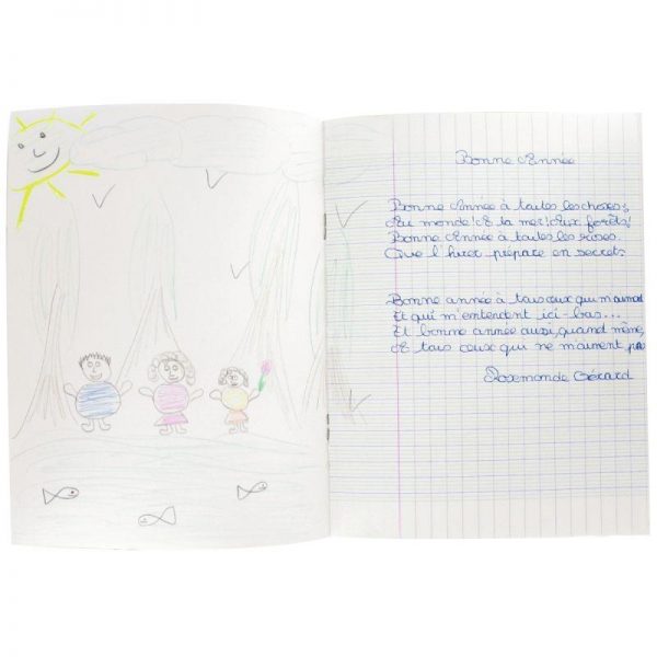 Cahier de Poésie Polypropylène 48 pages Séyès 24 x 32 cm 90g Incolore – Image 2