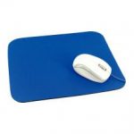 Tapis de souris tissu bleu