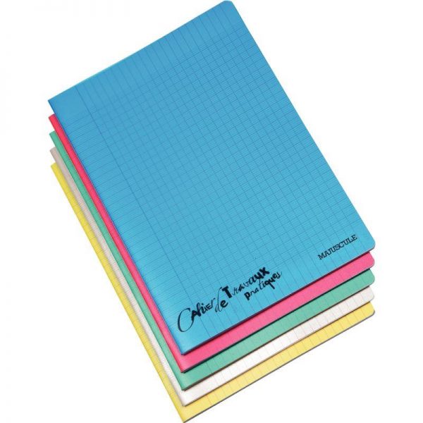 72207-32000-32273 Cahier Polypropylène TP 64 pages 17 x 22 cm Séyès Assortis – Image 2