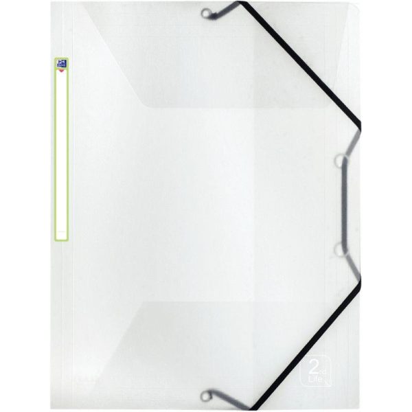 Chemise Polypropylène 3 Rabats à Élastiques 5/10ème Incolore – Image 1