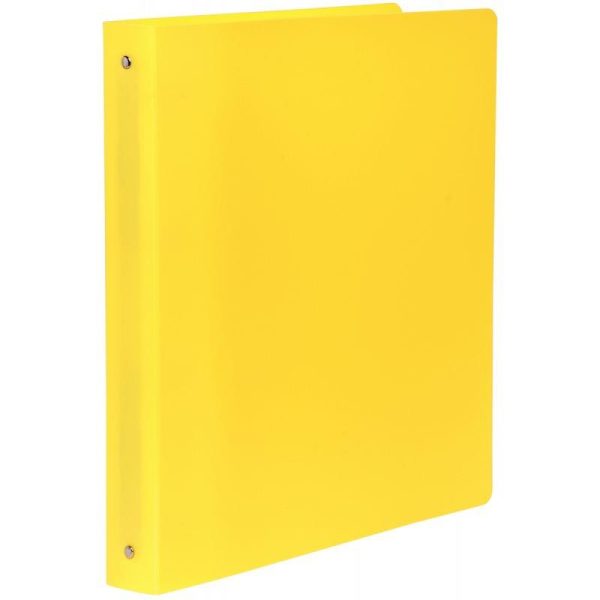 Classeur PP A4 Exacompta 4 anneaux Dos 40 mm Jaune – Image 1