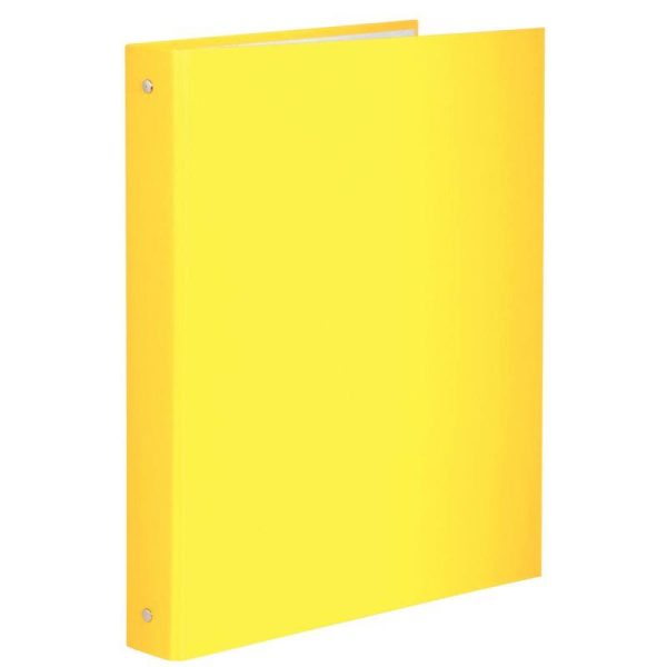 Classeur 4 Anneaux Dos 40mm Jaune – Image 1