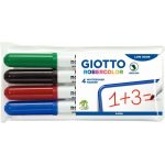 Étui 4 Feutres pour tableau blanc Giotto Pointe Moyenne