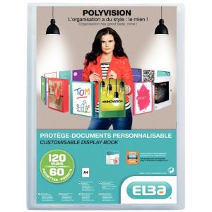 Protège Documents Personnalisable 120 vues A4 Incolore