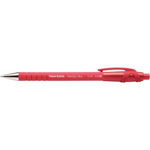 Stylo Bille Flexgrip Ultra Rétractable Pointe Moyenne Rouge