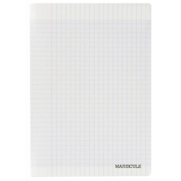 02831 Cahier PP 140 pages 24x32 cm Séyès Incolore – Image 1