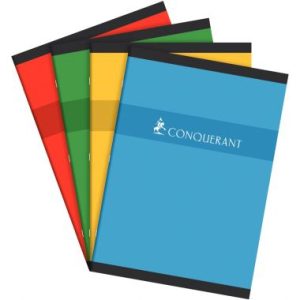 Cahier 96p CONQUERANT, A4