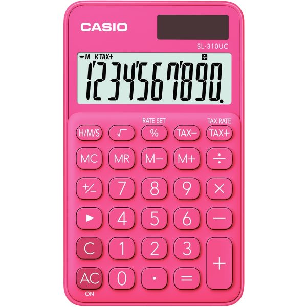 39188 Machine à calculer de poche Casio 10 chiffres SL-310UC – Image 1